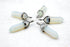 Opalite Gemstone Pendants, 8x38mm, Free Form Pendant, Sold As 1 Piece.
